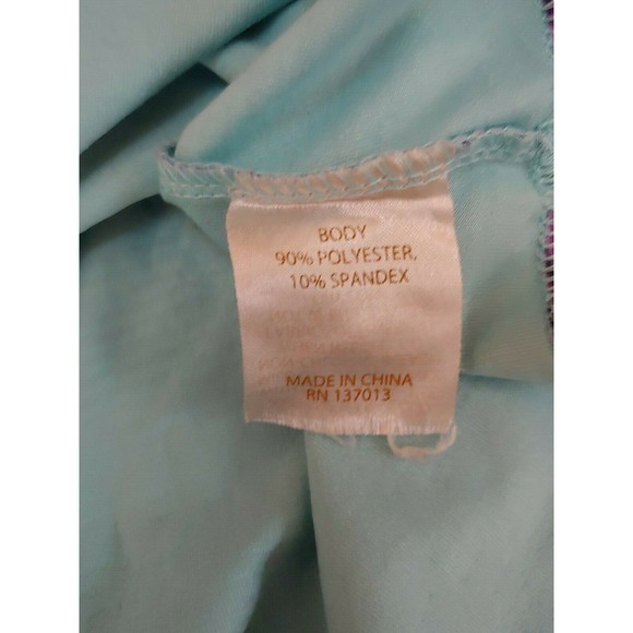 Tehama Athletic Tennis Skirt Medium Purple Striped Zip Pockets Tie Waist Stretch - Picture 5 of 6